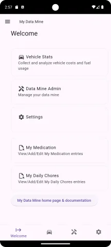 My Daily Chores on the Welcome screen