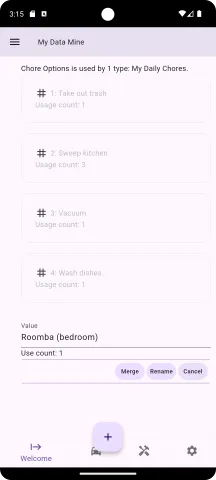 Merge roomba bedroom to vacuum